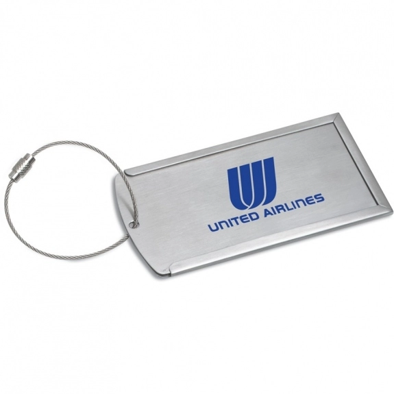 United Airlines Old Livery Luggage Tag - airplaneTees