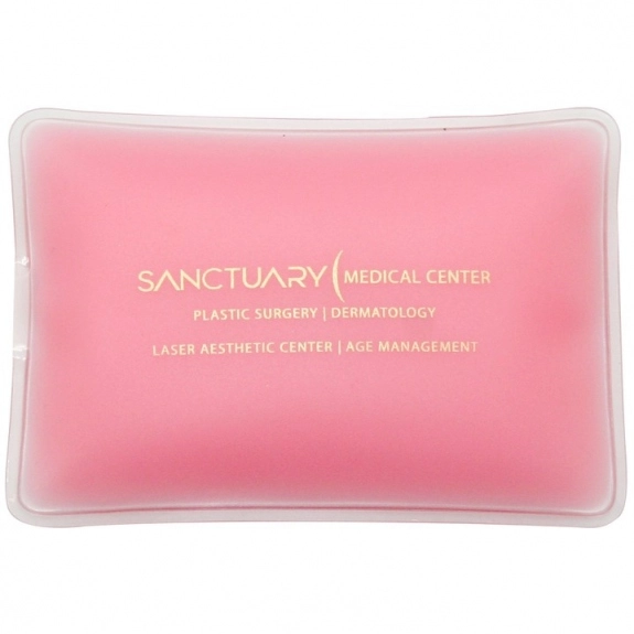 Pink Opaque Rectangle Custom Cold Pack