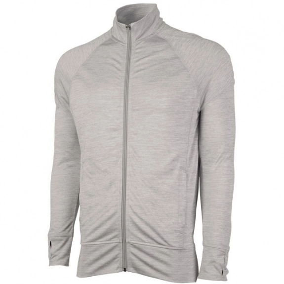 Grey Space Dye - Charles River Tru Fitness Custom Jackets - Men's