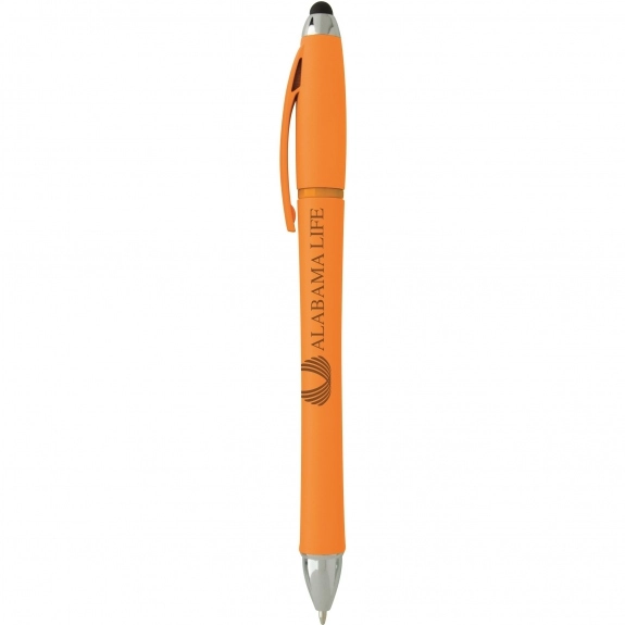 Neon Orange - Neon 3-in-1 Custom Stylus Pen & Highlighter Combo