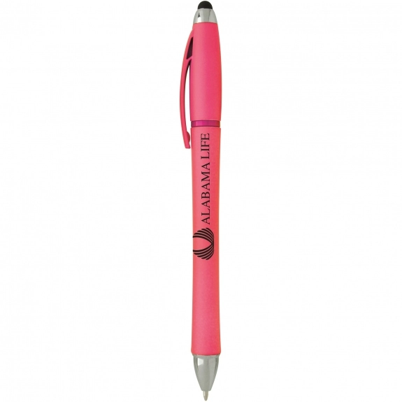 Neon Pink - Neon 3-in-1 Custom Stylus Pen & Highlighter Combo