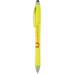 Neon Yellow - Neon 3-in-1 Custom Stylus Pen & Highlighter Combo