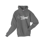 Smoke Gray - Hanes Ecosmart Custom Hooded Sweatshirt - Unisex