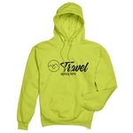 Lime - Hanes Ecosmart Custom Hooded Sweatshirt - Unisex
