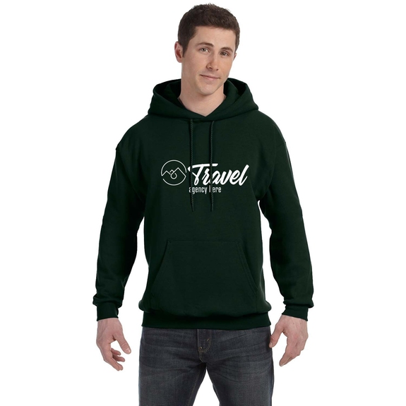 Deep Forest - Hanes Ecosmart Custom Hooded Sweatshirt - Unisex