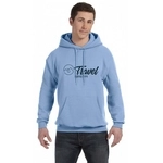 Carolina Blue - Hanes Ecosmart Custom Hooded Sweatshirt - Unisex