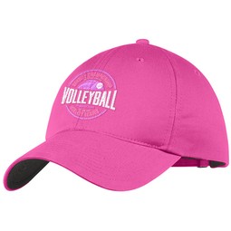 Vivid Pink - Nike&#174; Unstructured Custom Logo Twill Cap