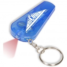 Promotional Light n' Whistle Custom Keychain with Logo