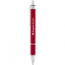 Red Color Block Ballpoint Promo Pen