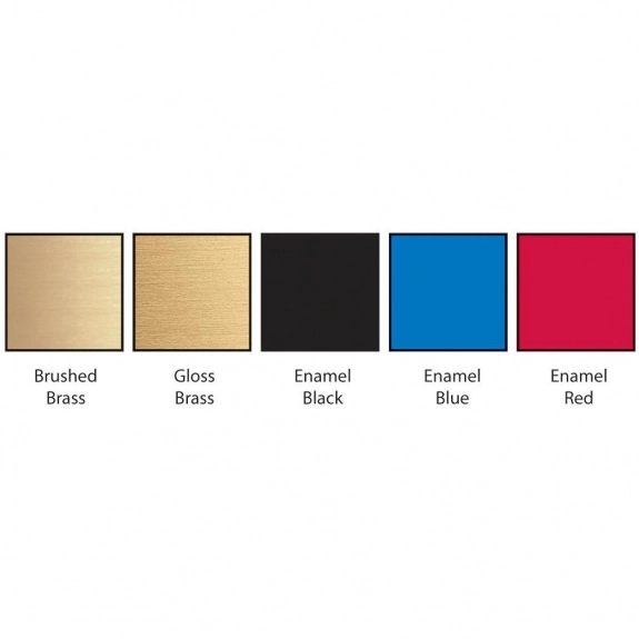 Color Options for Aspen Brass Executive Name Tag