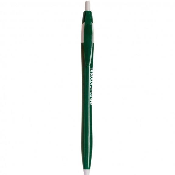 Dark Green Colored Javelin Custom Pen