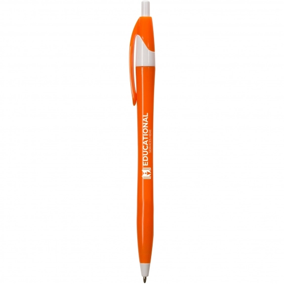 Orange Colored Javelin Custom Pen