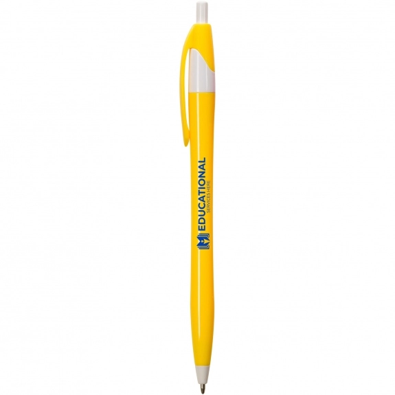 Yellow Colored Javelin Custom Pen