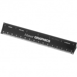 Black Hollow Triangular Engineer Scale Customized Rulers - 6"