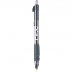 Black MaxGlide Click Corporate Custom Pens w/ Rubber Grip