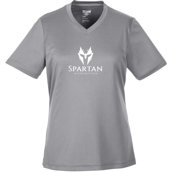 Team 365 Zone Performance Custom T-Shirt - Women's - Sport Graphite