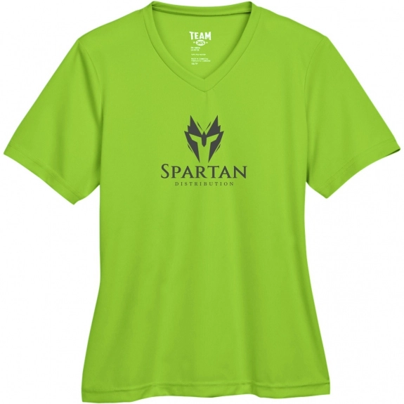 Team 365 Zone Performance Custom T-Shirt - Women's - Acid Green