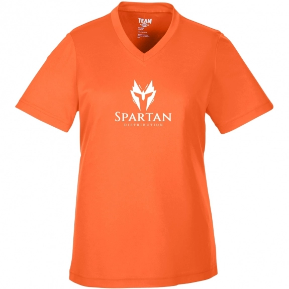 Team 365 Zone Performance Custom T-Shirt - Women's - Sport Orange