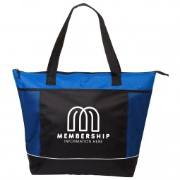 Insulated Promotional Cooler Tote Bag - 22"w x 16"h x 7.5"d
