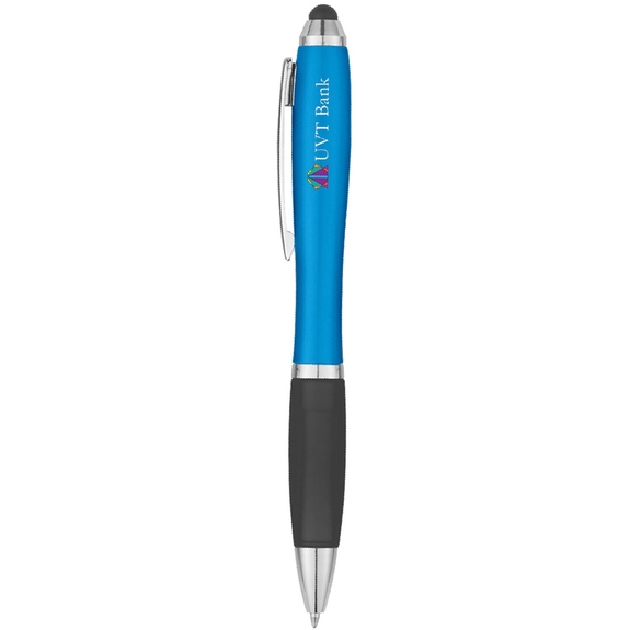 Black/blue - Satin Promotional Stylus Pen