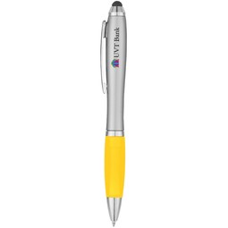 Silver/yellow - Satin Promotional Stylus Pen
