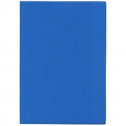 Medium Blue Large Vinyl Monthly Custom Planner - Two Color Insert