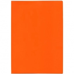 Orange Large Vinyl Monthly Custom Planner - Two Color Insert
