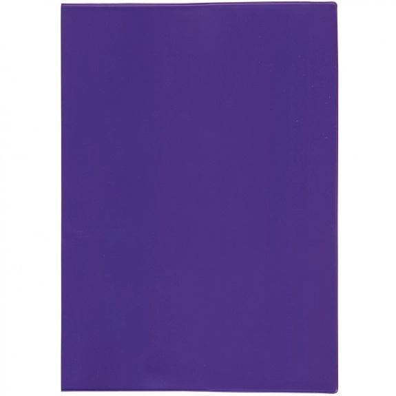 Purple Large Vinyl Monthly Custom Planner - Two Color Insert
