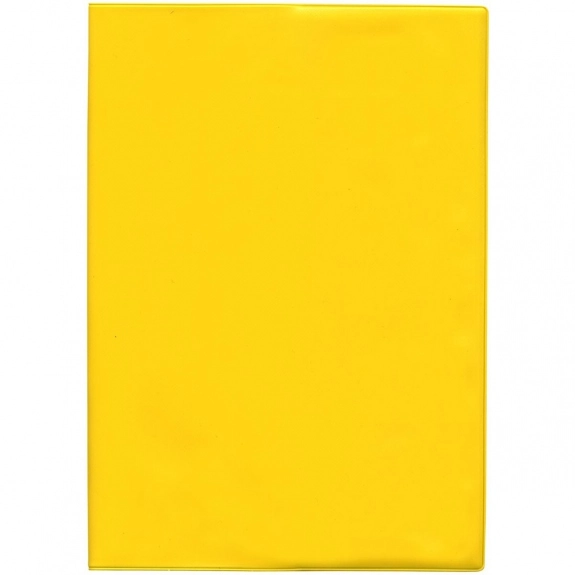 Yellow Large Vinyl Monthly Custom Planner - Two Color Insert