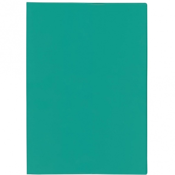 Teal Large Vinyl Monthly Custom Planner - Two Color Insert