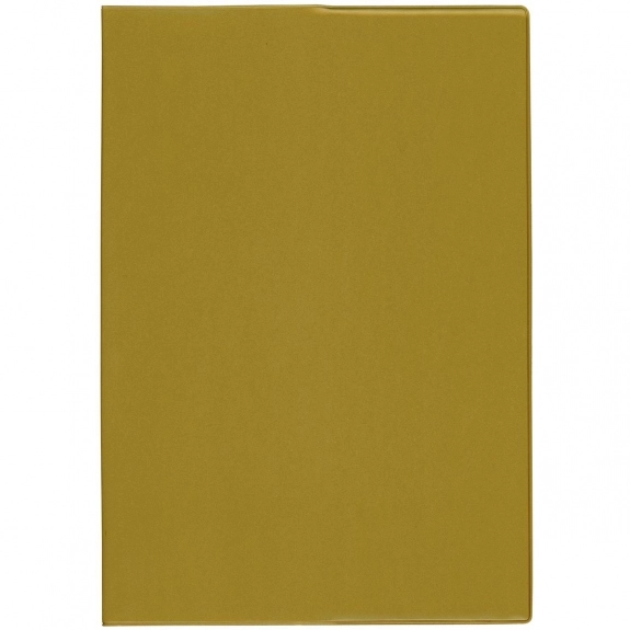 Gold Large Vinyl Monthly Custom Planner - Two Color Insert