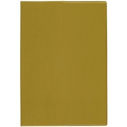 Gold Large Vinyl Monthly Custom Planner - Two Color Insert
