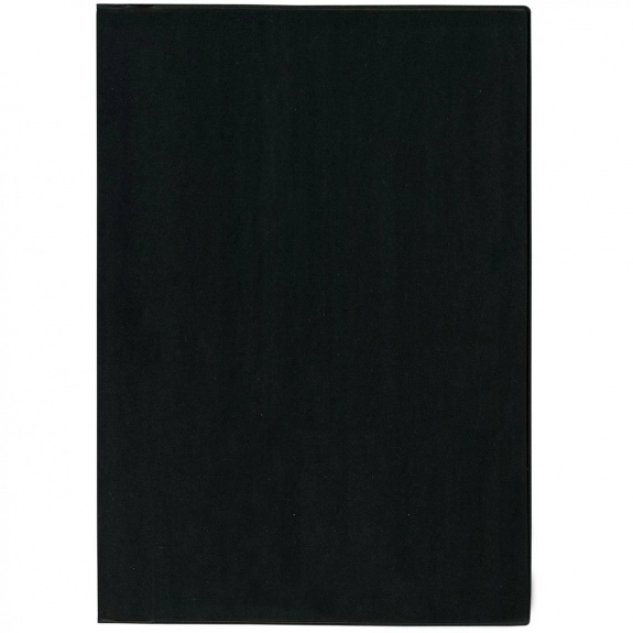 Black Large Vinyl Monthly Custom Planner - Two Color Insert