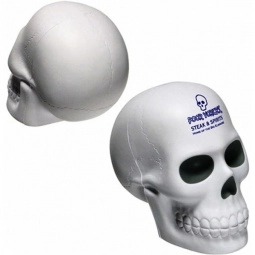 White Skull Custom Stress Balls