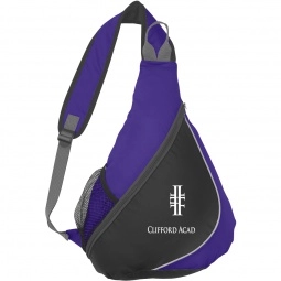 Purple Sling Promotional Backpacks