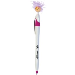 White/Purple - Wild Smilez Javelin Style Promotional Pen