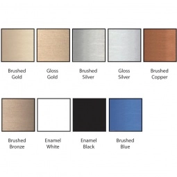 Color Options for Aspen Aluminum Executive Name Tags