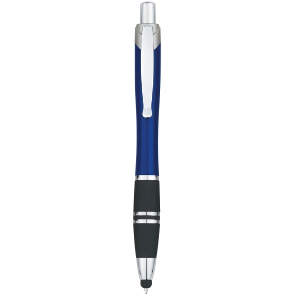 Blue Tri-Band Stylus Promotional Pen