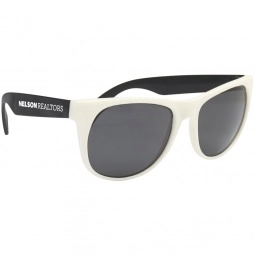 Black Rubberized Custom Sunglasses