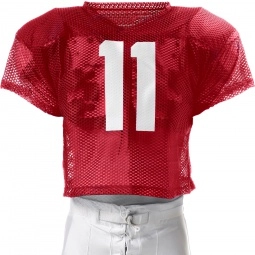 Scarlet Red A4 Football Porthole Practice Custom Jerseys - Youth
