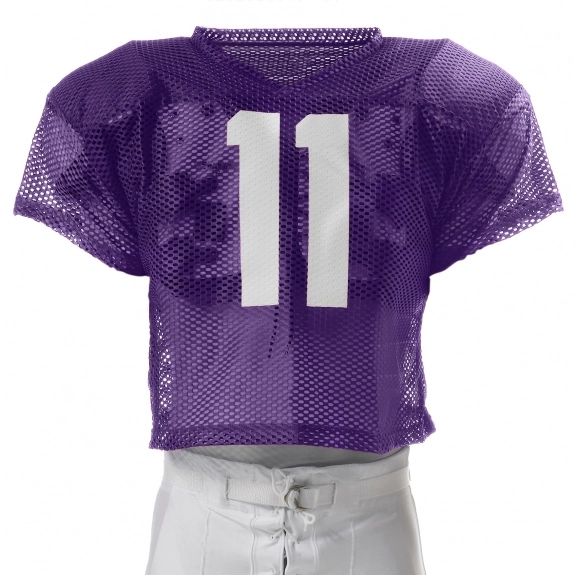 Purple A4 Football Porthole Practice Custom Jerseys - Youth