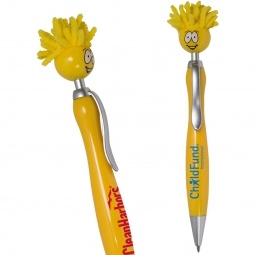 Yellow - MopTopper Emoti Custom Pen w/ Screen Cleaner