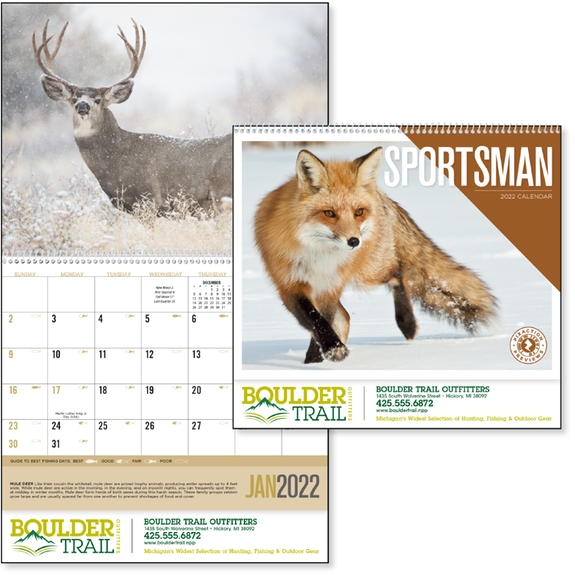 Southcentral Sportsman - 12 Month Appointment Custom Calendar