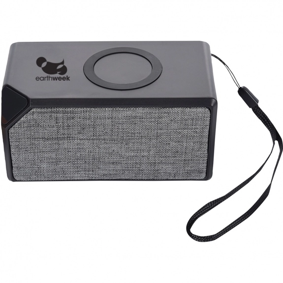 Black Wireless Charging Custom Bluetooth Speaker