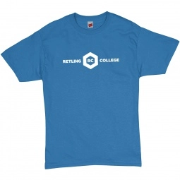 Carolina blue Hanes ComfortSoft Promotional T-Shirt - Colors