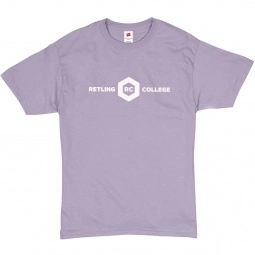 Lavender Hanes ComfortSoft Promotional T-Shirt - Colors