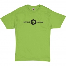 Lime Hanes ComfortSoft Promotional T-Shirt - Colors