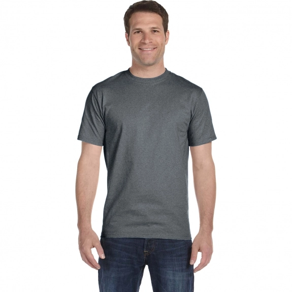 Oxford gray Hanes ComfortSoft Promotional T-Shirt - Colors