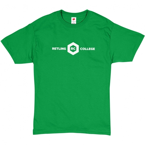 Shamrock green Hanes ComfortSoft Promotional T-Shirt - Colors