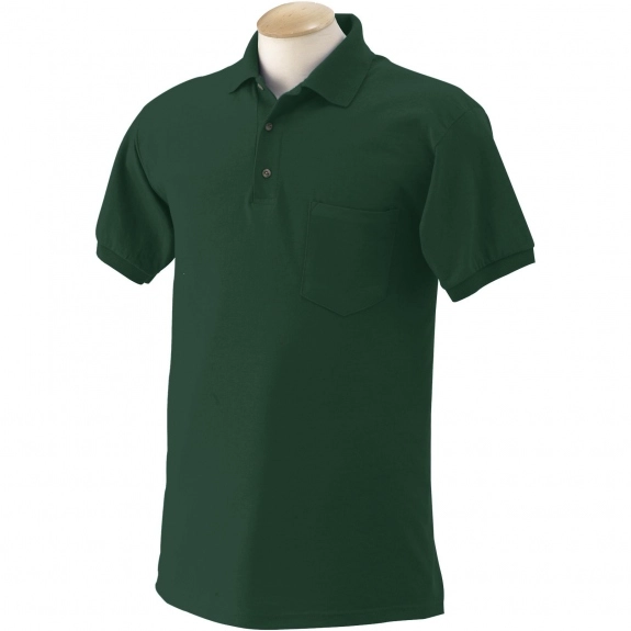 Forest Green Gildan DryBlend Custom Polo - Men's - Colors